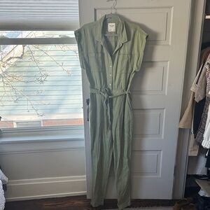 Abercrombie & Fitch Olive Jumpsuit
